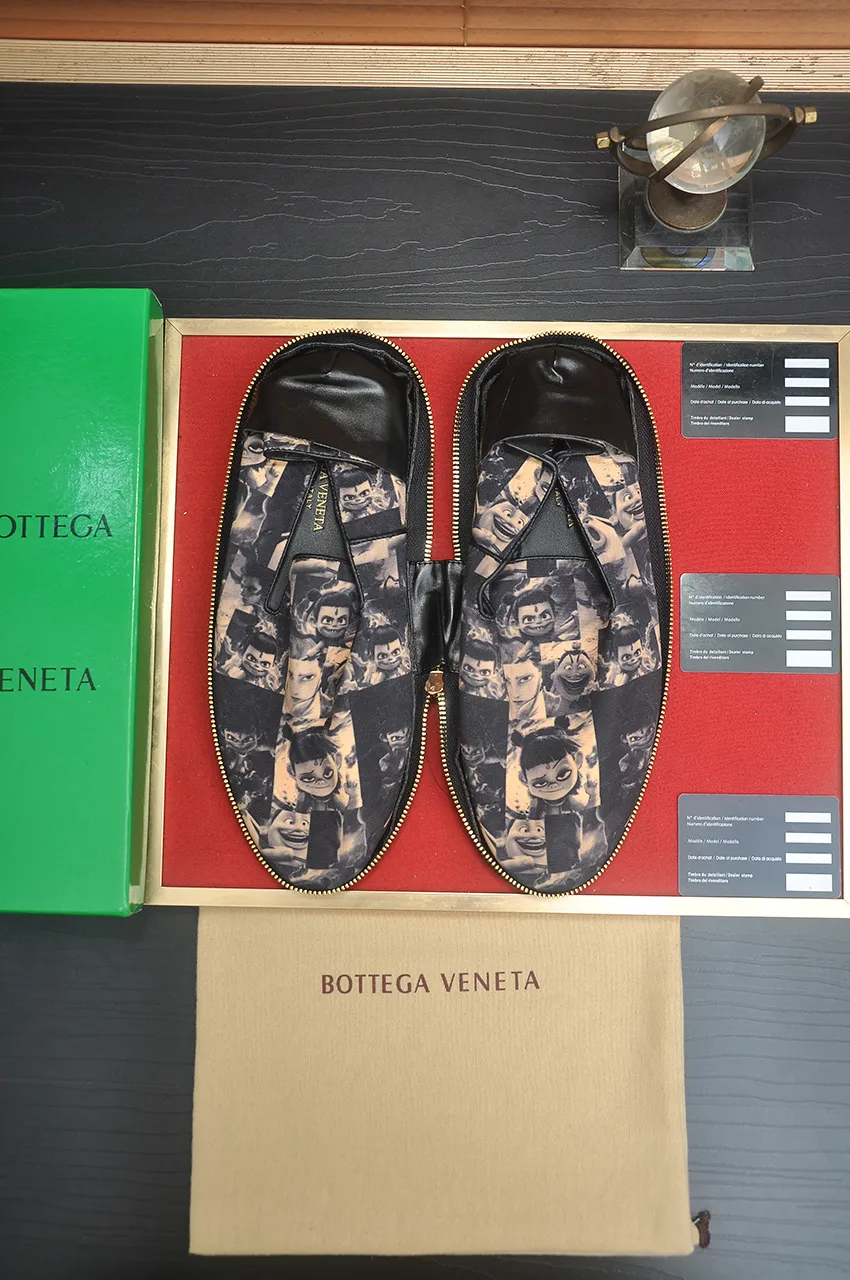 Men's shoes 💰460💶 [Botteg Venetta (BV)] (wallet shoes) exclusive new model official website new model The upper is made of high-quality top calfskin. Delicate feel and flowing luxurious texture. Tailored for refined men to create a noble aura. Delicate and regular Mark hand stitching. Smooth lines. Full sheepskin lining, comfortable to wash sweat. 38-44